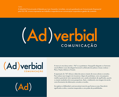 Adverbial Comunicação | Brand Identity branding design graphic design logo vector