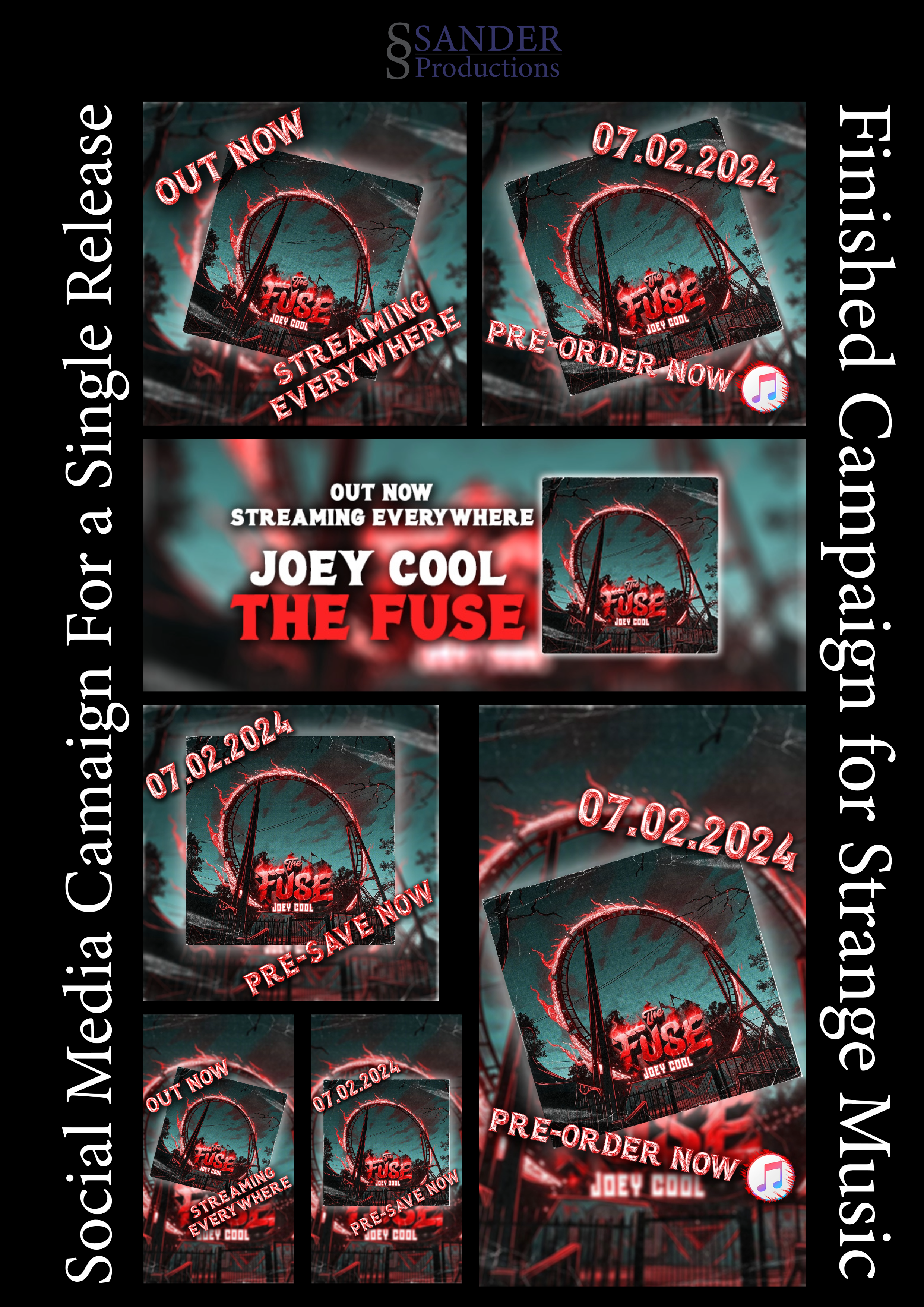 Social Media Campaign branding graphic design marketing music photoshop social media