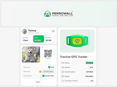 Pet tracking and Veterinary management branding design logo mobile mobile app design ui ui design ux