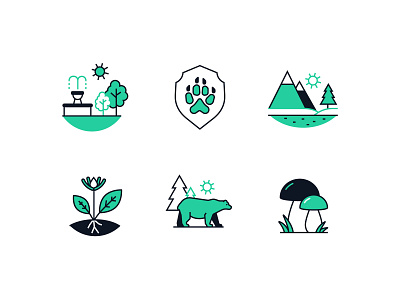 Biodiversity Line icons biodiversity conservation design ecology environmental icon line nature park protection reserve style vector wildlife