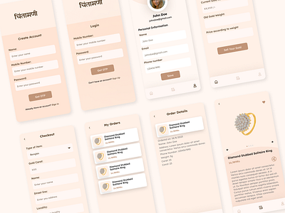 Chintamani - Sell Your Old Gold App 💰✨ appdesign cleandesign goldselling uidesign uxdesign