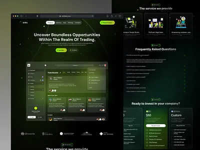 Website Home Page 3d animation branding design icon illustration logo minimal u ui ux vector