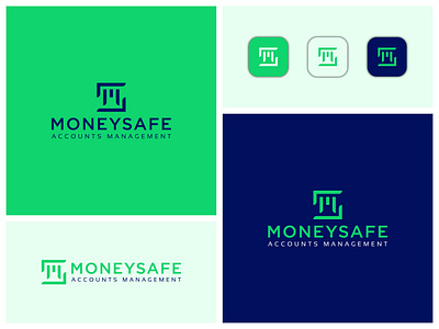 Moneysafe Accounts Management Company Logo accounting logo brand logo branding business logo company logo creative logo design financial logo logo design modern logo money logo professional logo