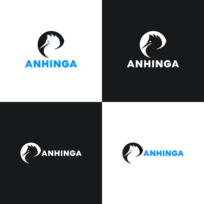 Anhinga Bird Logo Concept anhinga anhinga bird logo concept bird logo logo design