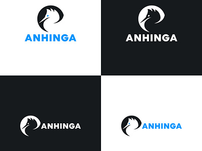 Anhinga Bird Logo Concept anhinga anhinga bird logo concept bird logo logo design