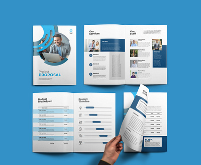 Proposal Design annual report brochure design business card catalog compan company profile design flyer design illustration magazing design