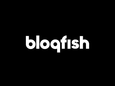 Bloqfish Brand brand design brand designer brand identity design branding design fish graphic design icon illustration logo logo design logo mark madebyswish monochrome recruitment swish tech logo