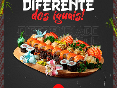 Criativo para Sushi #01 graphic design