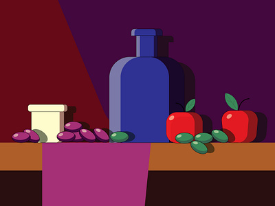 Still life graphic design