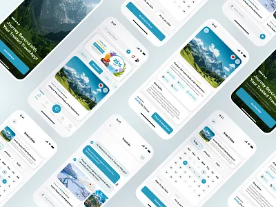 Hotel and Travel App Design appdesign bookingappdesign hotel booking app hotel finder hotelbookingappdesign hotelsbooking mobile app design travelappdesign travelbookingapp uiuxdesign vacation planning