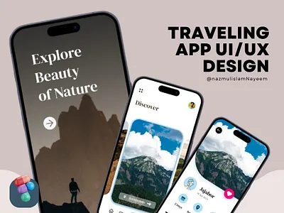 Travel App Design app application interface mobile nayeem service tour touring travel traveling ui