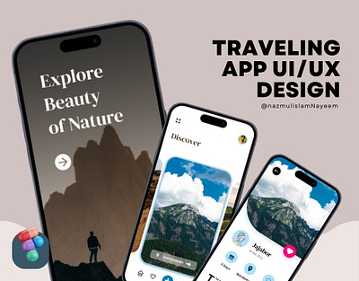 Travel App Design app application interface mobile nayeem service tour touring travel traveling ui