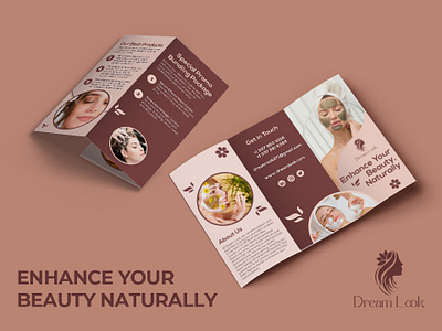 Beauty Saloon Broucher branding graphic design logo