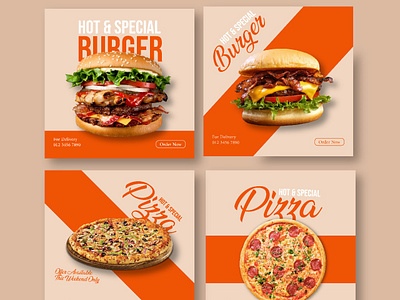 Social Media Post-004 branding burger food graphic design image design logo media post pizza social post ui