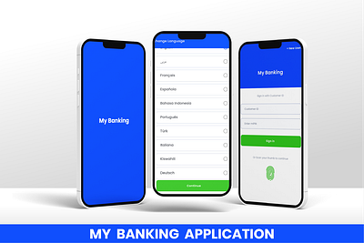 My Banking App 3d animation branding graphic design logo motion graphics ui