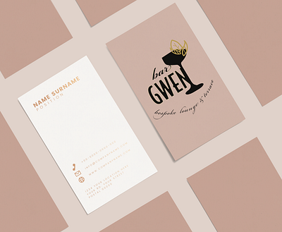 Bar Gwen - redesign branding graphic design logo