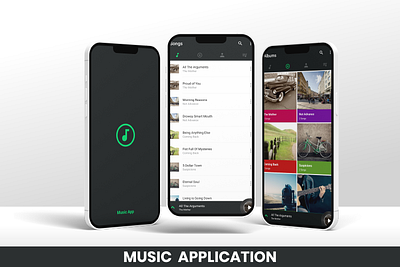 Music App animation graphic design logo motion graphics ui