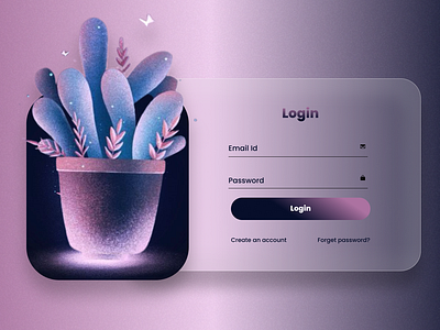 Interactive Login/SignUp Page Design animation app design product design ui ux