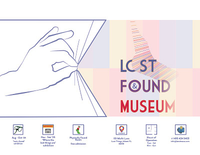 Lost & Found Museum prompt graphic design