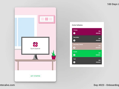 Day #023 - Onboarding Experience | 100 Days UI Challenge animation branding daily 100 dailyui dailyuichallenge design graphic design illustration interaction interaction design onboarding animation ui ui design user interface design visual design