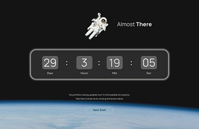 Countdown Timer countdown timer figma timer ui ux ui visual design webpage