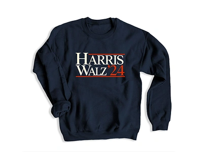 Harris Walz Campaign Shirt campaign campaign design campaign shirt democrat harris kamala kamala harris nostalgia nostalgic political political campaign politics sweatshirt tim walz tshirt typography walz