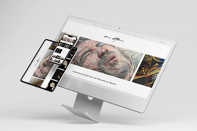 Art Gallery Website Design by Shanzed branding graphic design ui uidesign web webdesign