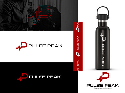 Pulse Peak logo | Fitness logo branding fitness logo gym logo logo design minimul p logo