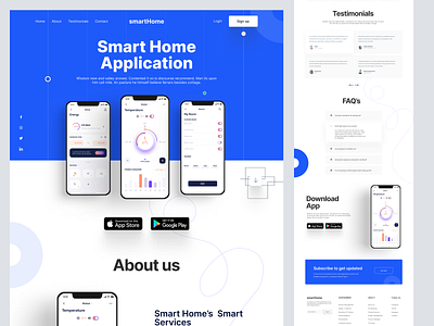 Shopify store for Smart Application design full website homepage illustration interface landing landing page landing page design product product detail page product details product landing page product website shopify shopify landing page shopify website web web design website