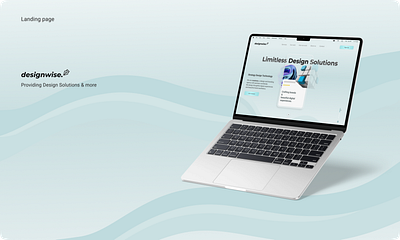 Designwise - A Landing page for design solution website animation design solution figma hero landing page service provider website ui uiux website website design