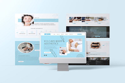 Spa Website Landing Page Design | Ui app design graphic design illustration illustrator logo ui ui design web web design