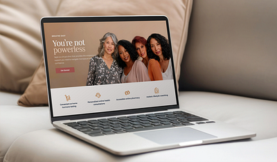 Website Design for Jayla: Hormone Replacement Therapy e commerce feminine health