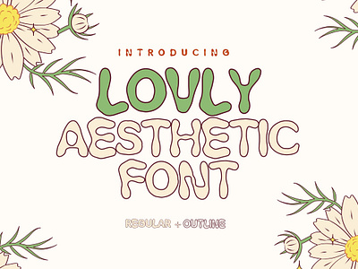 Lovly Aesthetic Font aesthetic aesthetic fonts beautiful bubbly creative fashion fonts new font streetwear unique