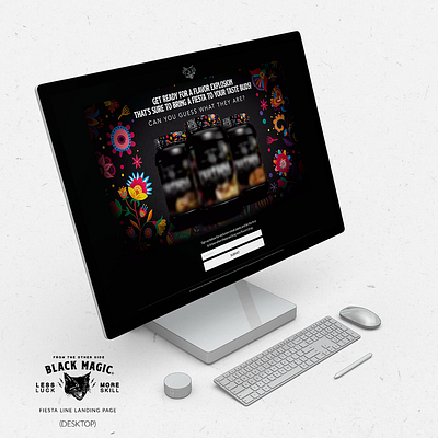 Website Design - Black Magic 3d b2c branding dtc ecommerce landing page supplements ui wellness