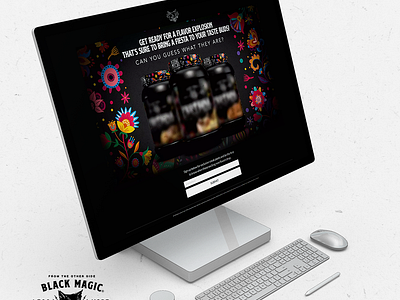 Website Design - Black Magic 3d b2c branding dtc ecommerce landing page supplements ui wellness