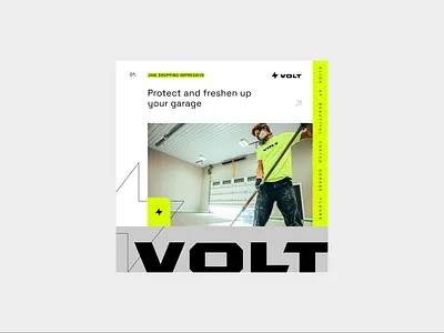 Volt Coatings Social Explorations blue branding bright design exploration green grid grid layout interface mockup neon social socialmedia template web design