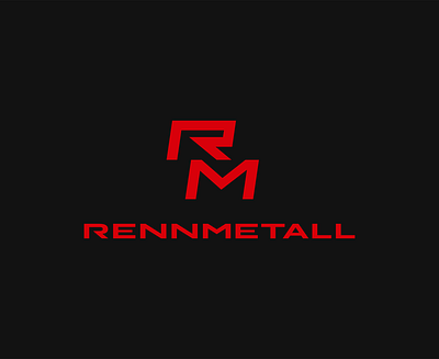 RennMetall logo rennmetall rm typography