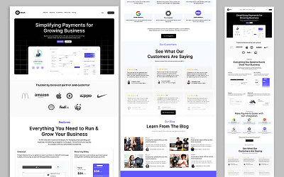 Landing page app design app interface app template app ui clean colorful design design template hero section interface landing page landing page template ui ui ux ux