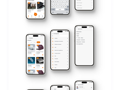 Shopping app re-design - Group project cart case study figma home mobile application shopping sign in team work thrifting app ui ux