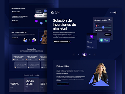 Investment app bank clean crypto edge efy exchange finance fintech flat investment layout neobank platinum ui usdt ux visa web