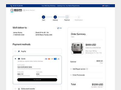 Checkout app bar checkout clean flat layout marine marketplace method minimal order payment progress repair stepbystep tuning ui ux web wizard