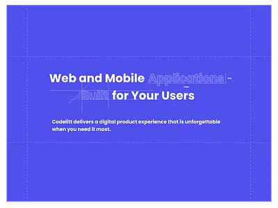 Codelitt New Site Play Around design landing ui