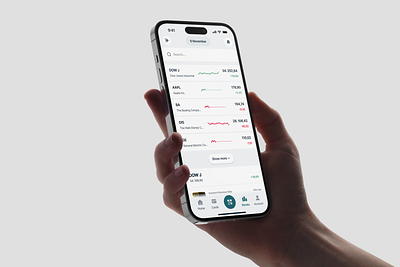 Finster: Stocks Page AI Feature Mobile App Fintech Banking 💳 ai ai banking app app design artificial intelligence card chart design finance ai investment ios mbanking mobile app mobile banking product design spending ui ui design uiux uxdesign