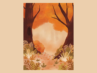 Autumn's Embrace illustration