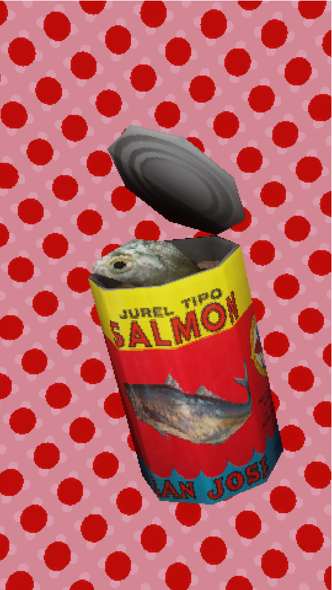 Can of salmon 3d 3dart animation art dark design lowpoly