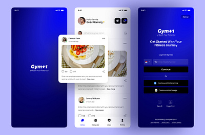 Mobile App UI - Fitness Connection App app creative dating design figma fitness swapping ui