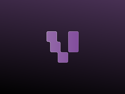 Vibes - Logo Branding brand brand design brand identity branding company khananta logo logo design logotype mockup music purple startup v logo vibes