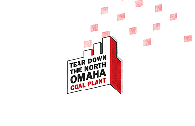 Tear Down TheNorth Omaha Coal Plant Brand Identity brand branding campaign design logo