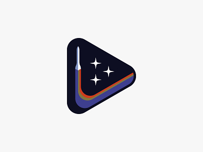 Explorion badge logo nasa retro simple space star