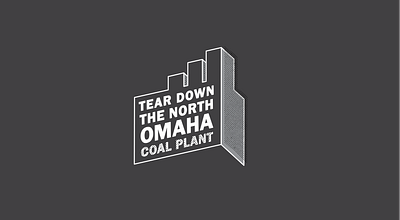 Tear Down The North Omaha Coal Plant Brand Identity Reversed